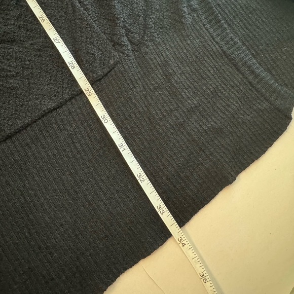 Eileen Fisher 100% Wool Cardigan Sweater Black Xl - Picture 7 of 13